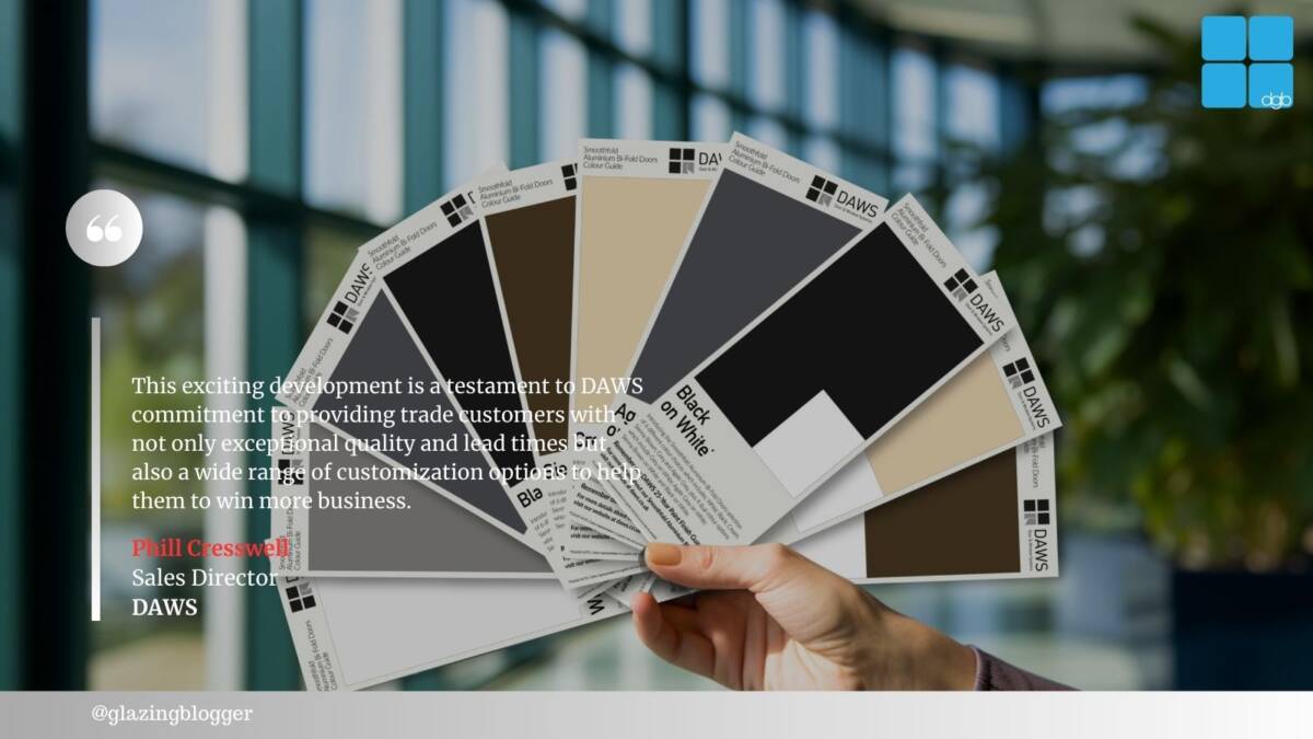 DAWS Expands Its “From Stock” Colour Range To 10 Colours For Aluminium ...