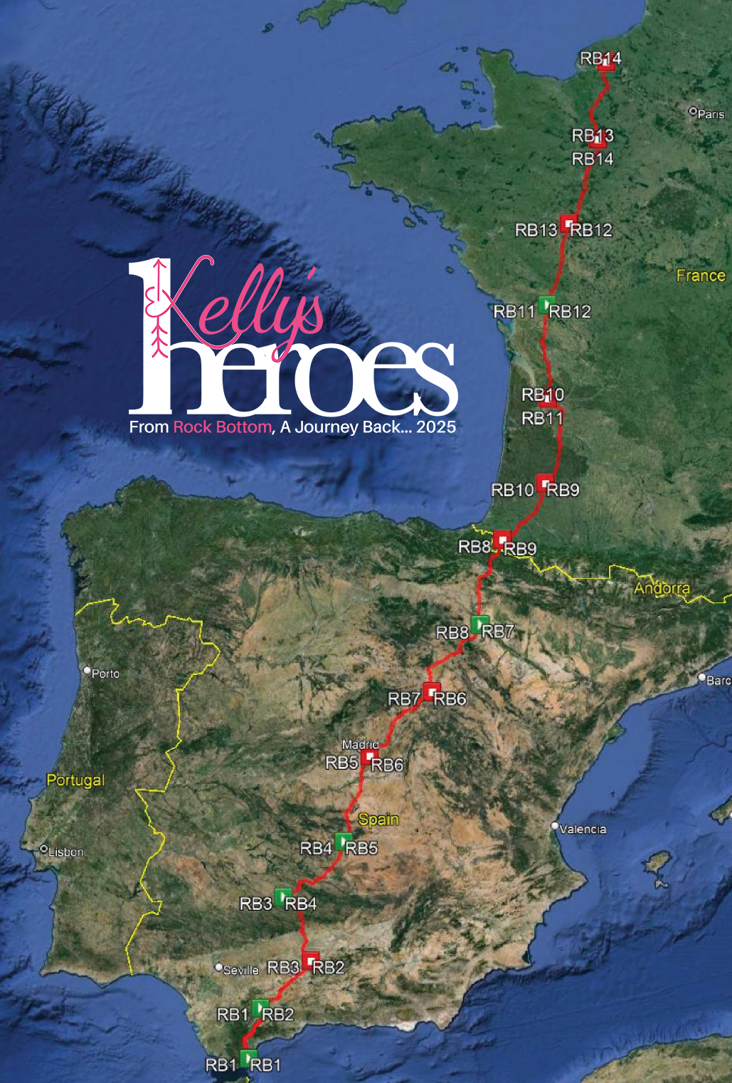 Kelly's Heroes charity map