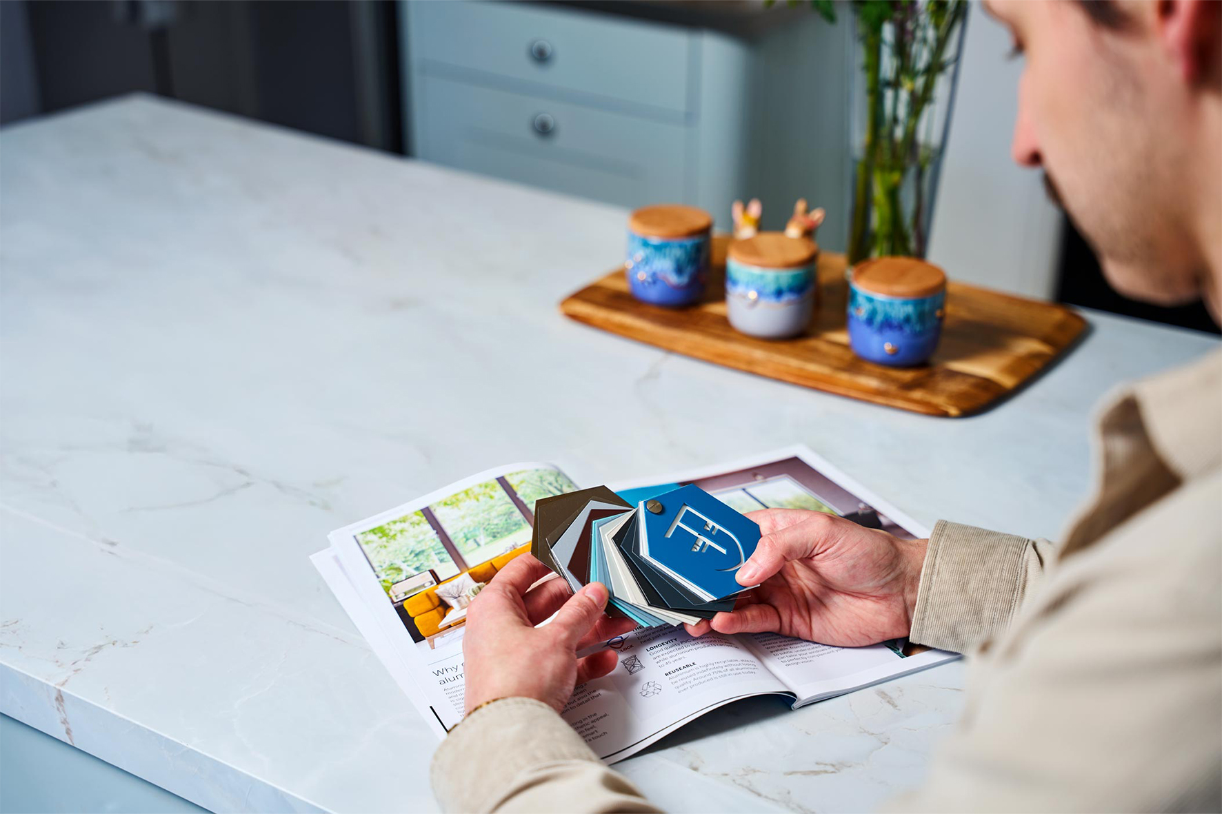 Endurance Aluminium sample swatch